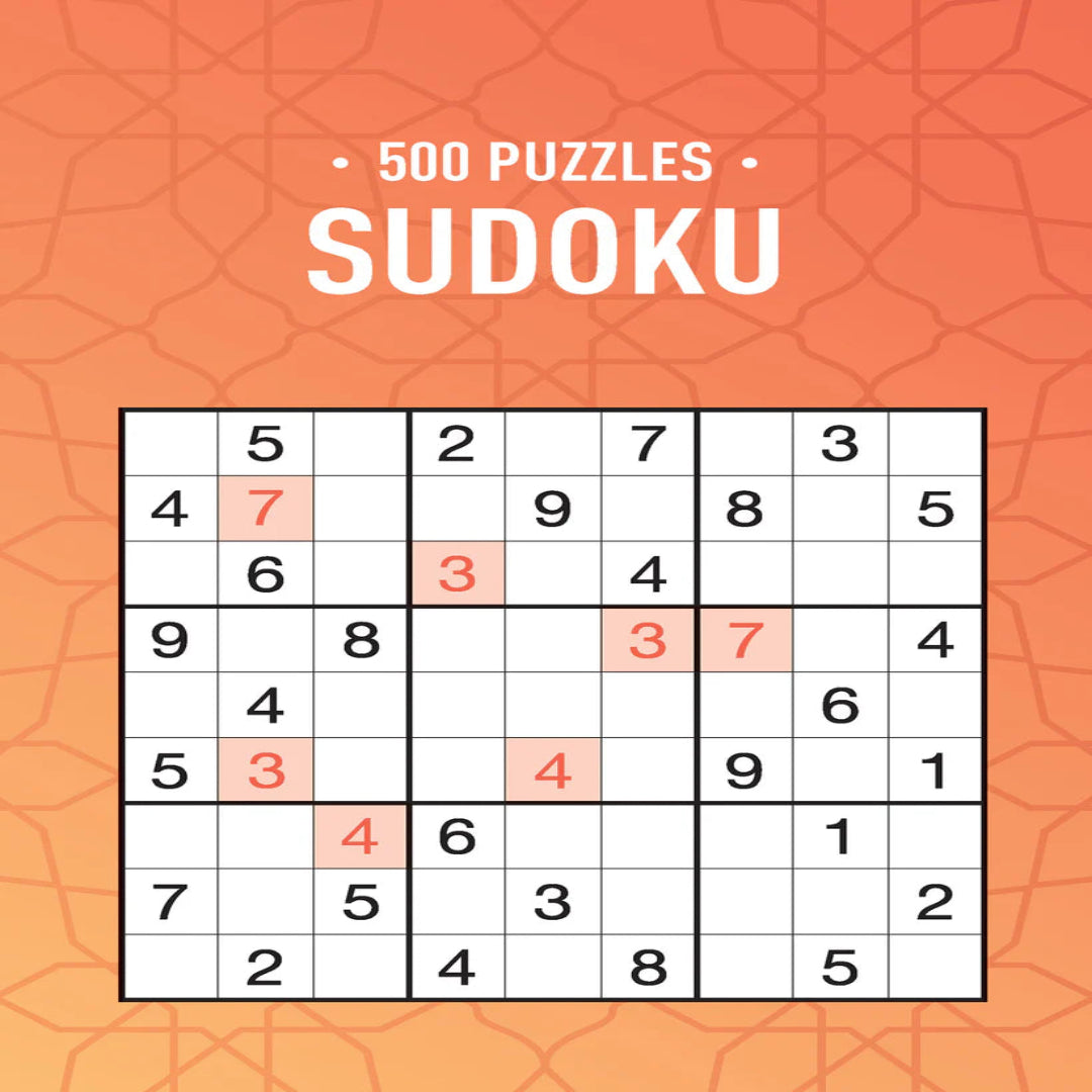 500 Sudoku Puzzles Book | MrPRICE.online for Free Large Printable Sudoku Puzzles
