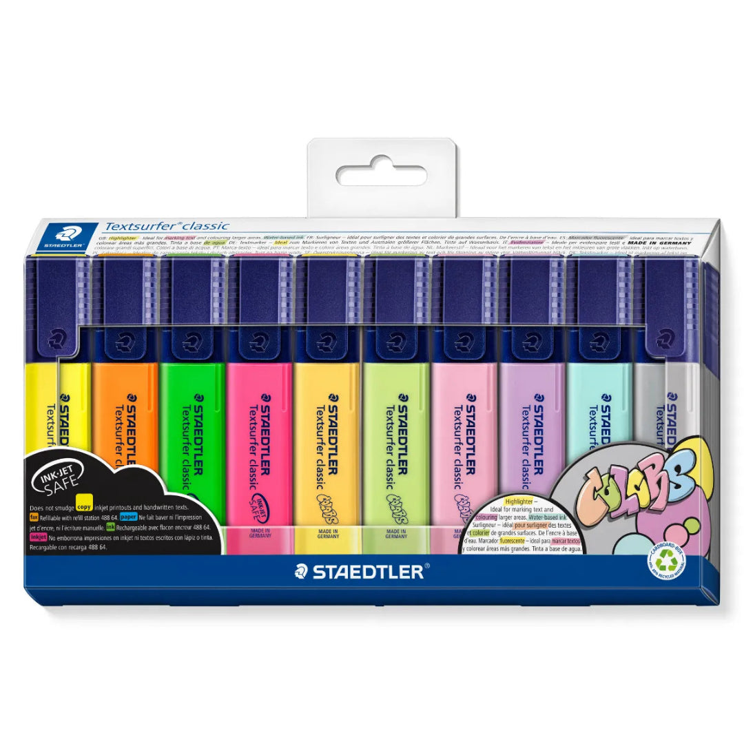 Staedtler Textsurfer Pastel Highlighter – 10 Pack - Main Image