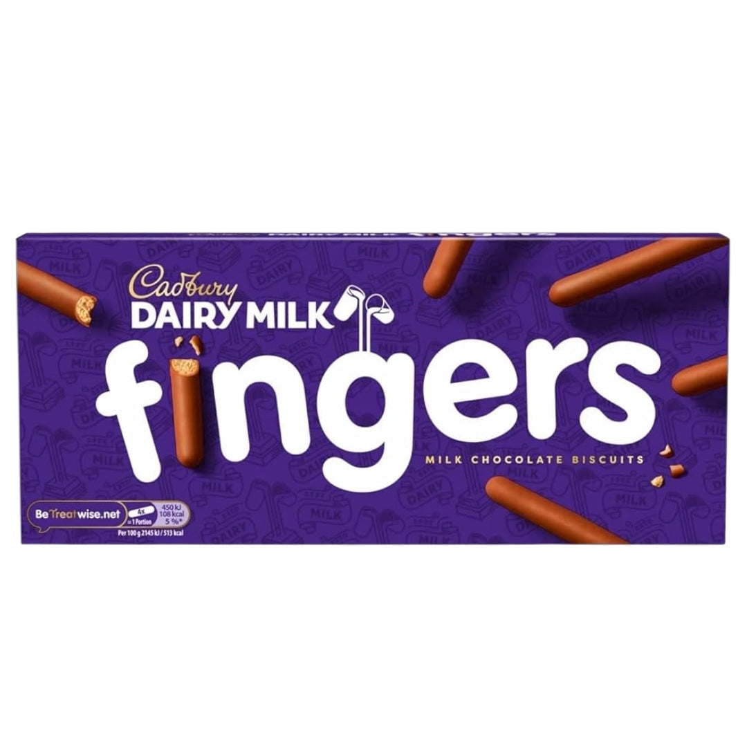Cadbury Milk Chocolate Fingers – 114g