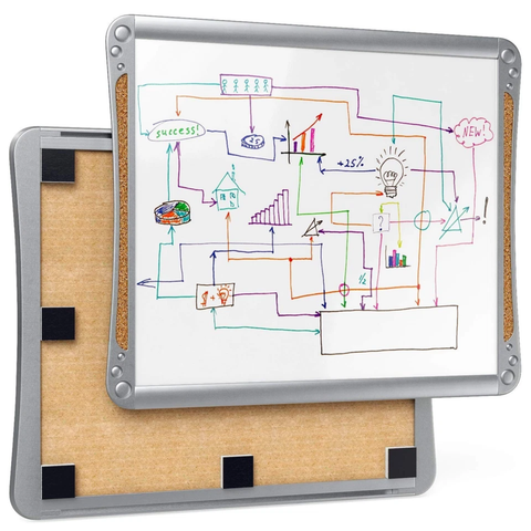 2-Pack Framed Magnetic Lapboards - MrPRICE.online