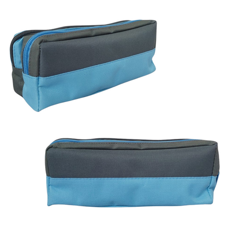 2 Zips Blue Pencil Case - MrPRICE.online