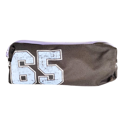 65" Printed Pencil Case with Stylish Purple Zip - MrPRICE.online