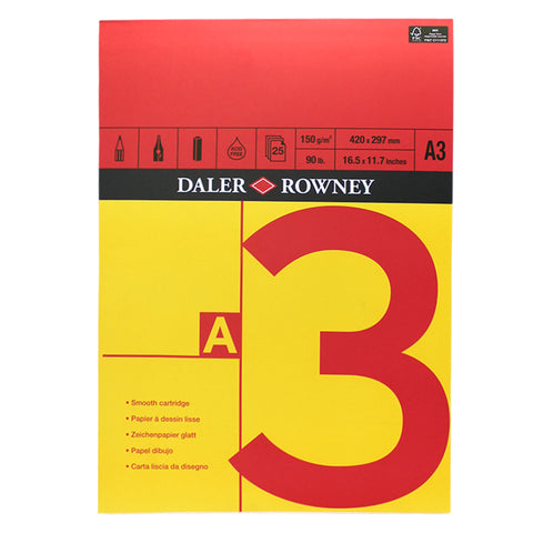 Daler A3 Drawing Pad – 150gsm, 25 Sheets - MrPRICE.online