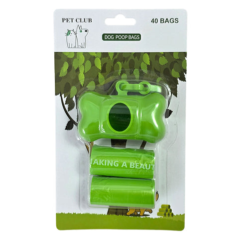 2-Pack Dog Waste Bag Rolls with Dispenser - MrPRICE.online