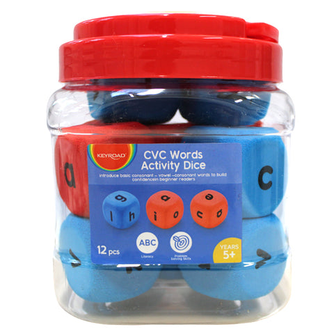 12-Piece Word Activity Dice Tub - MrPRICE.online