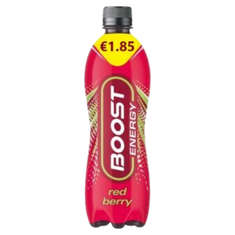 Boost Red Berry Energy Drink – 500ml