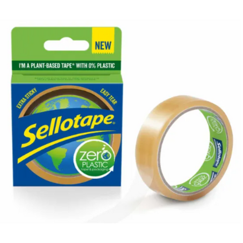 Sellotape Zero Plastic – 24mm x 30m Recyclable - MrPRICE.online