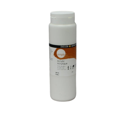 Simply White Acrylic Paint – 500ml - MrPRICE.online