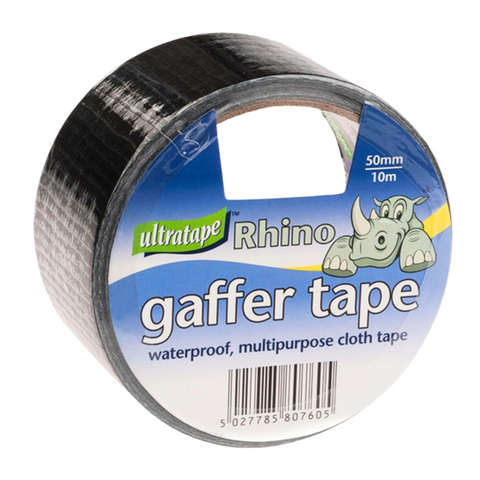 50mm x 10m Black Cloth Tape - MrPRICE.online
