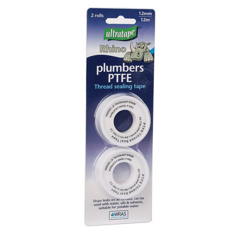 12mm x 12m PTFE Ultra Carded Tape - MrPRICE.online