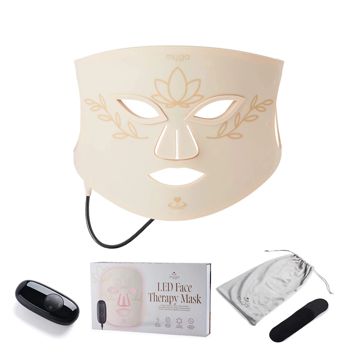 Led Face Mask Science Rejuvenating LED Face Therapy Mask by Myga – MrPRICE.online