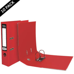 Pukka A4 Lever Arch File – Red Brights ( Box of 10 )