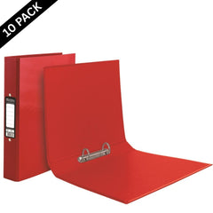 Pukka A4 Ringbinder – Red Brights  ( Box of 10 )