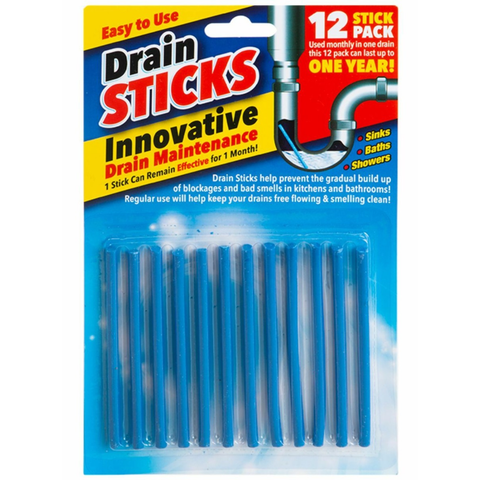 12 Pack Magic Drain Cleaner Sticks - MrPRICE.online