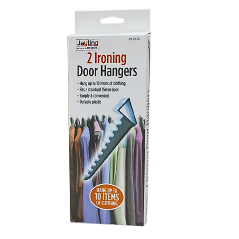 2-Pack Over-the-Door Ironing Board Hangers - MrPRICE.online