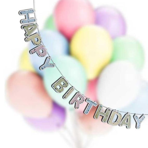 Coloured Happy Birthday Bunting - MrPRICE.online