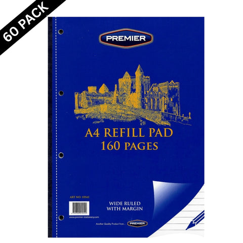 A4 Side-Bound Refill Pads Box of 60 – 160 Pages - MrPRICE.online