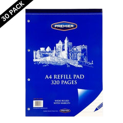 A4 Top-Bound Refill Pads 320 Pages ( Box of 30 )