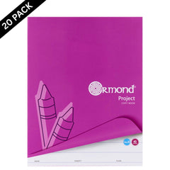 Ormond No.15 Project Book 40 Pages ( 20 Pack )