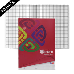 A4 Maths Copy Softcover 120 Pages ( Box of 40 )
