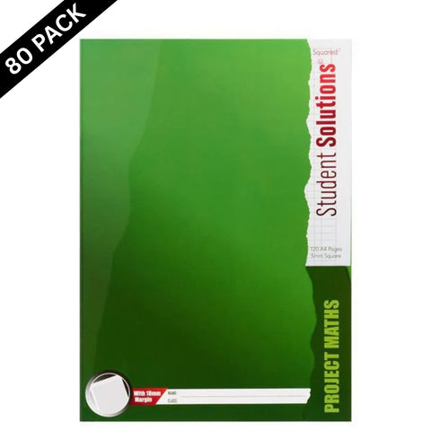 A4 Project Maths Copies Softcover 5mm Grid Box of 80 – 120 Pages - MrPRICE.online