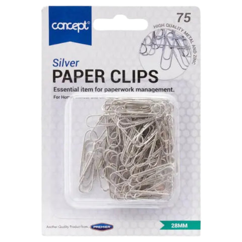 Prem Depot Paper Clips – 75 Pack, 28mm - MrPRICE.online