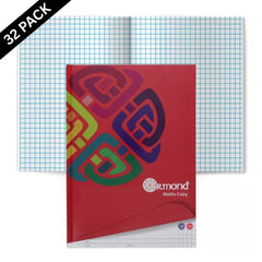 A4 Maths Copy Hardback 120 Pages ( Box of 32 )