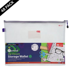 Ormond A3+ Expanding Mesh Wallet – Clear ( Box of 48 )