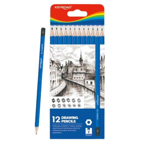 12-Piece Drawing Pencil Set – Assorted Grades - MrPRICE.online