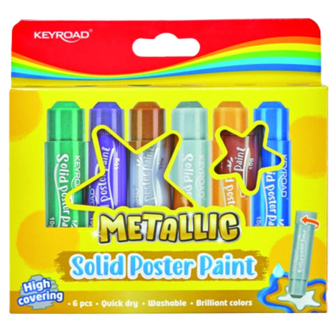 6-Pack Metallic Solid Poster Paint Sticks - MrPRICE.online