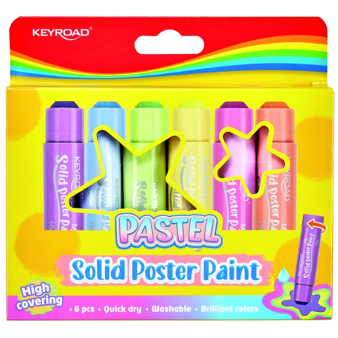 6-Pack Pastel Solid Poster Paint Sticks - MrPRICE.online