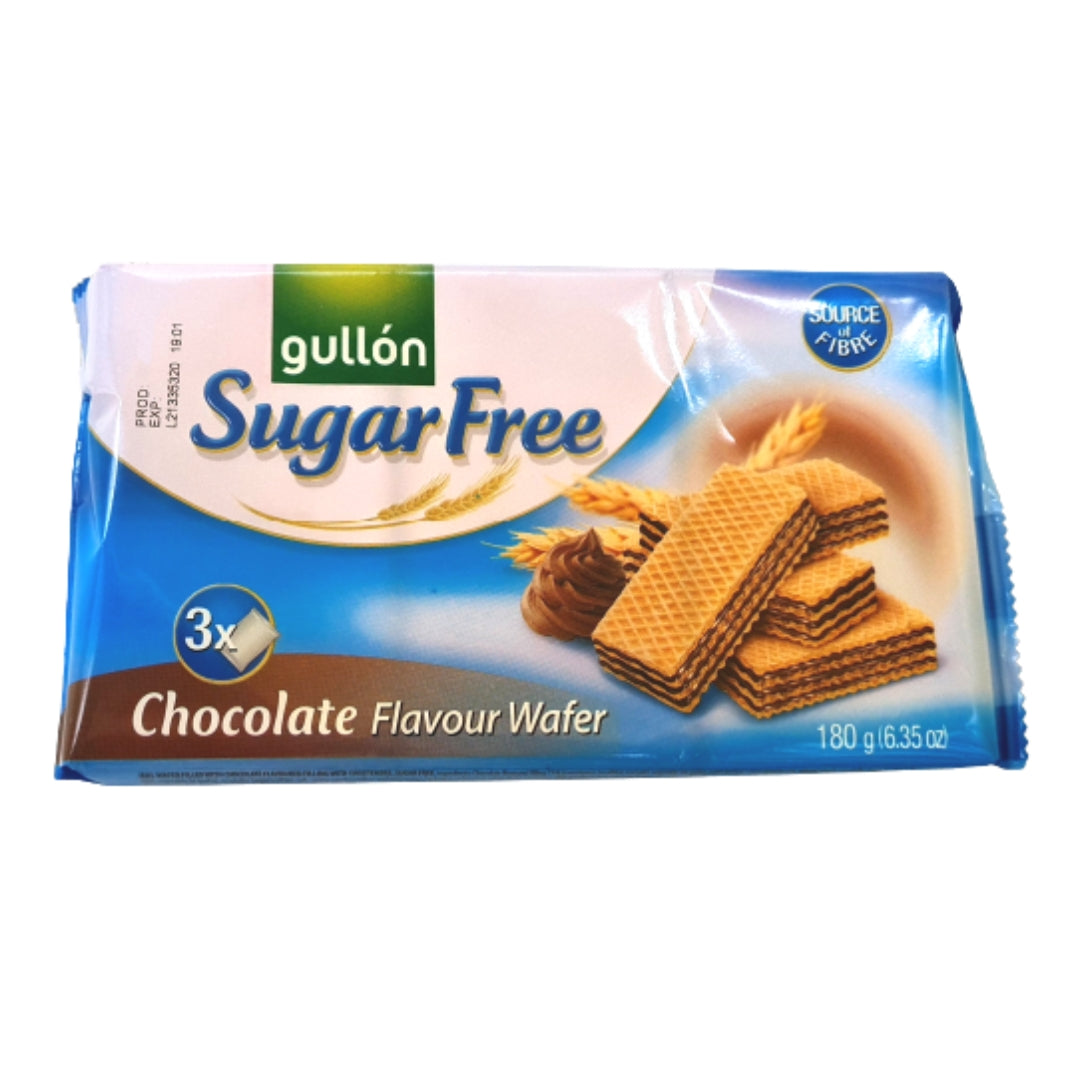 Gullón Sugar-Free Chocolate Wafers – 180g