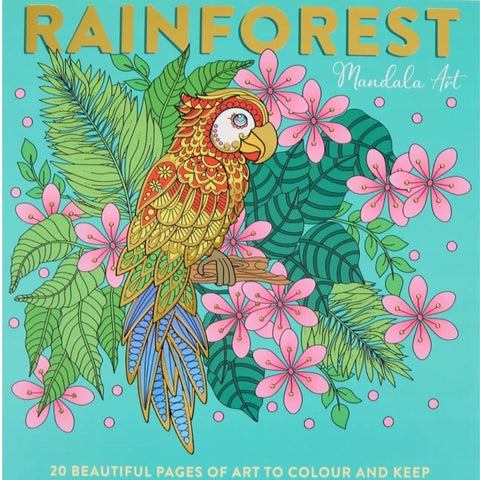 Rainforest Mandala Art – Intricate Jungle-Inspired Coloring Book - MrPRICE.online