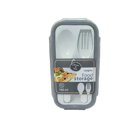 Lunch Box with Cutlery - MrPRICE.online