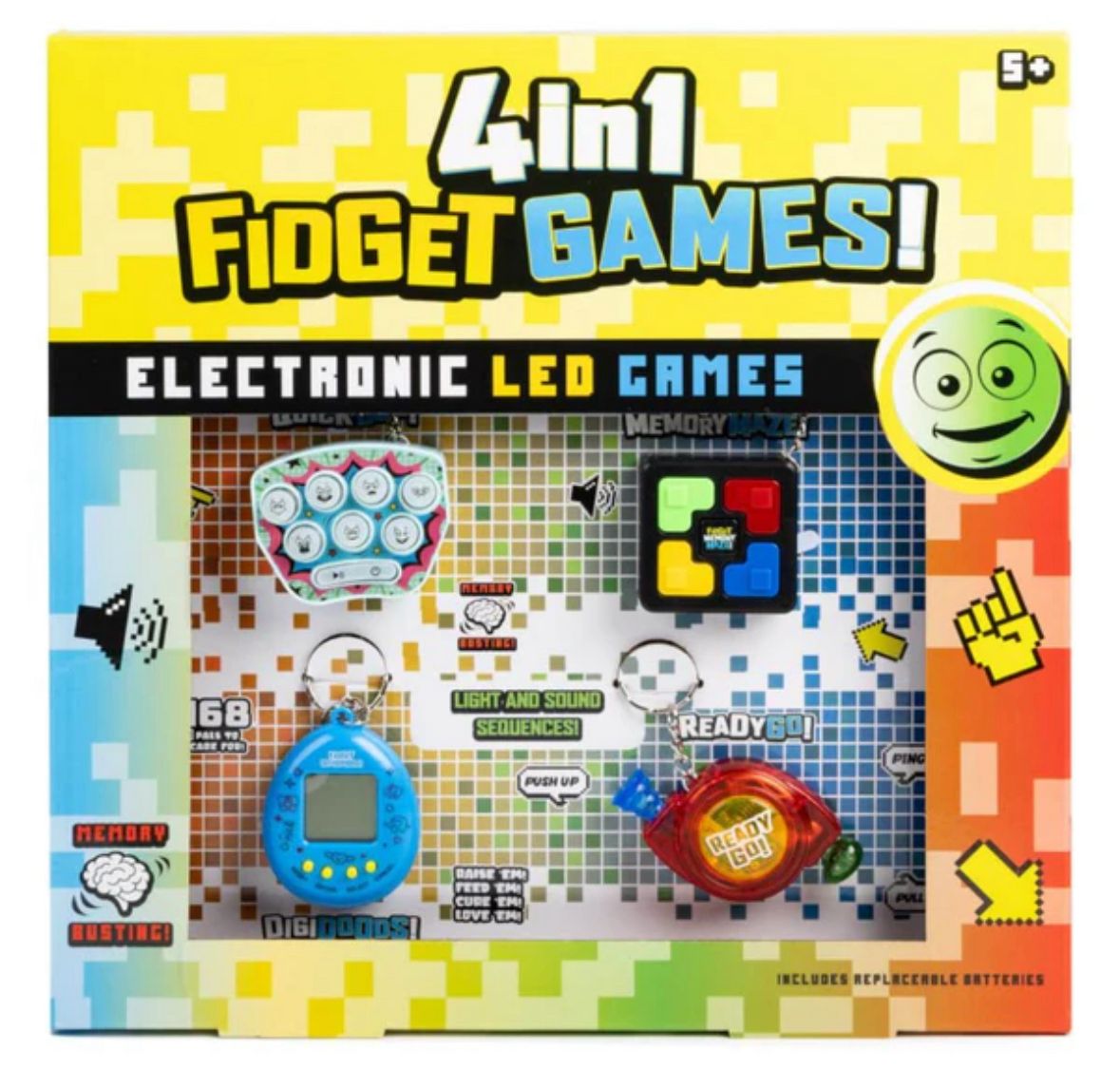 4-in-1 Electronic Fidget Toy Set –