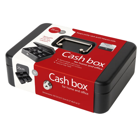 10" Black Cash Box - MrPRICE.online