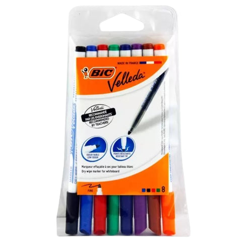 Pack of 8 Bic Assorted Whiteboard Markers - MrPRICE.online