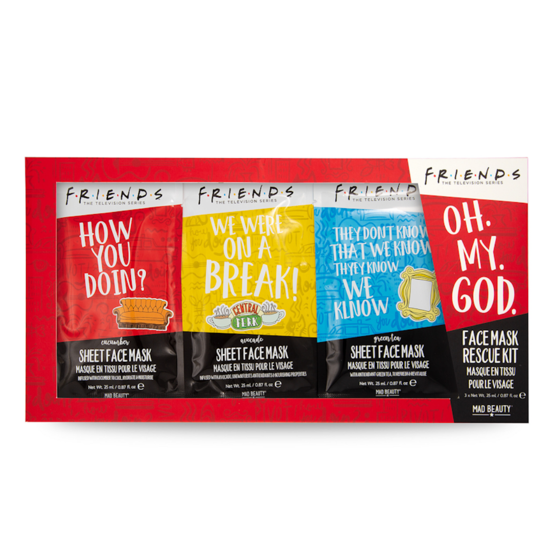 Mad Beauty Warner Friends 3pc Face Masks - MrPRICE.online