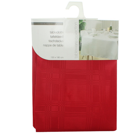 180 x 130cm Red Tablecloth - MrPRICE.online