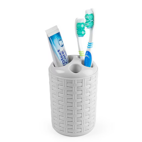 White Rattan Toothbrush Holder - MrPRICE.online
