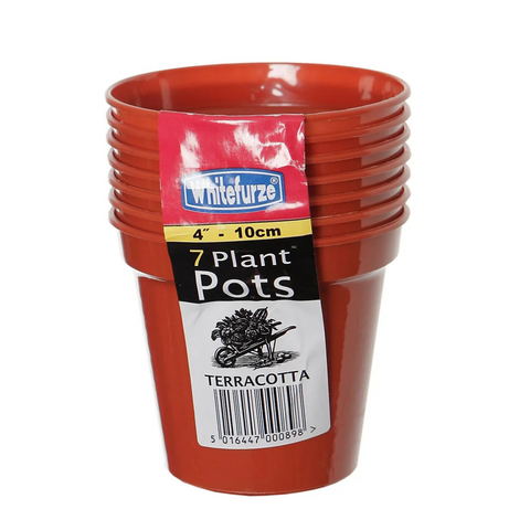 4-Inch Pack of 7 Plant Pots - MrPRICE.online