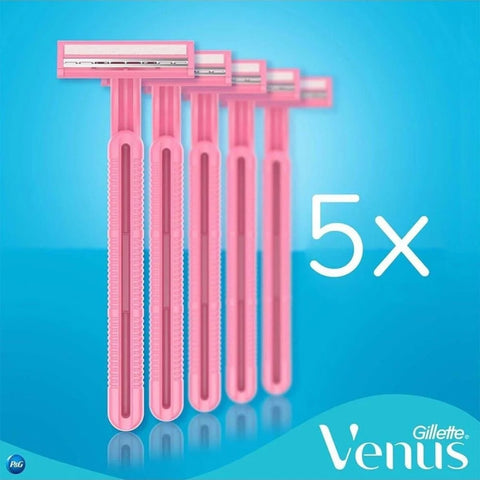 Gillette Simply Venus 2 Disposable Razors – Pack of 5 - MrPRICE.online