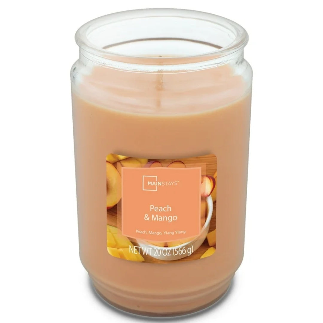 Mainstays Peach & Mango Scented Candle