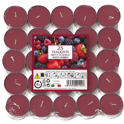 Scented Tealights Mixed Berries – 25 Pack - MrPRICE.online