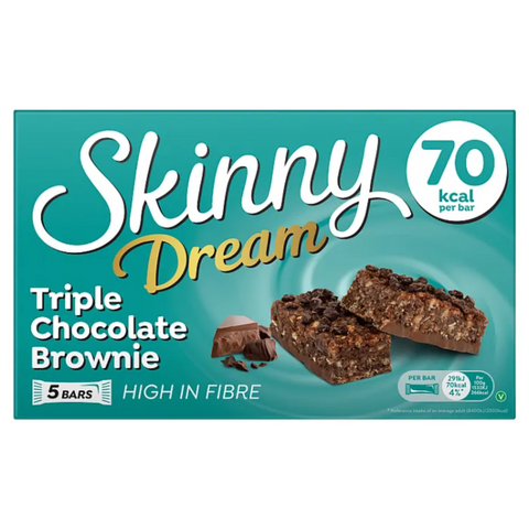 Skinny Triple Chocolate Brownie Bars 5x25g - MrPRICE.online