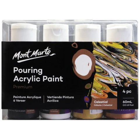 Mont Marte Pouring Acrylic Paint Set - Celestial - MrPRICE.online