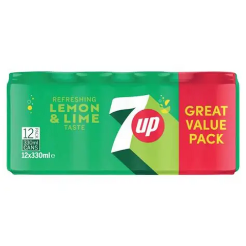 7UP REGULAR SLEEK CANS 12PK - MrPRICE.online