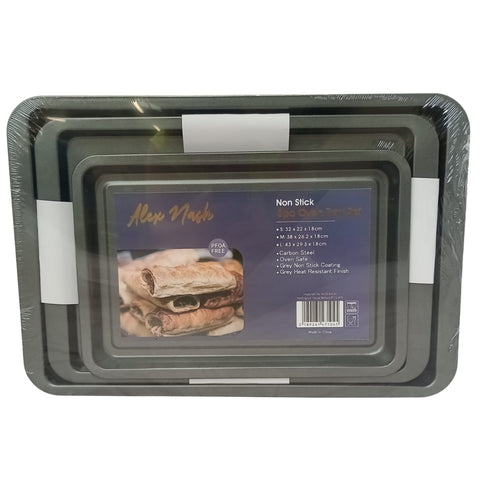 3PC Oven Tray Set - MrPRICE.online
