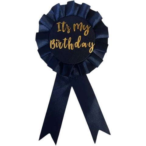 Navy "It’s My Birthday" Rosette - MrPRICE.online