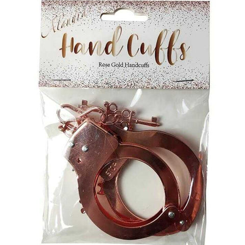 Rose Gold Zinc Metal Handcuffs - MrPRICE.online